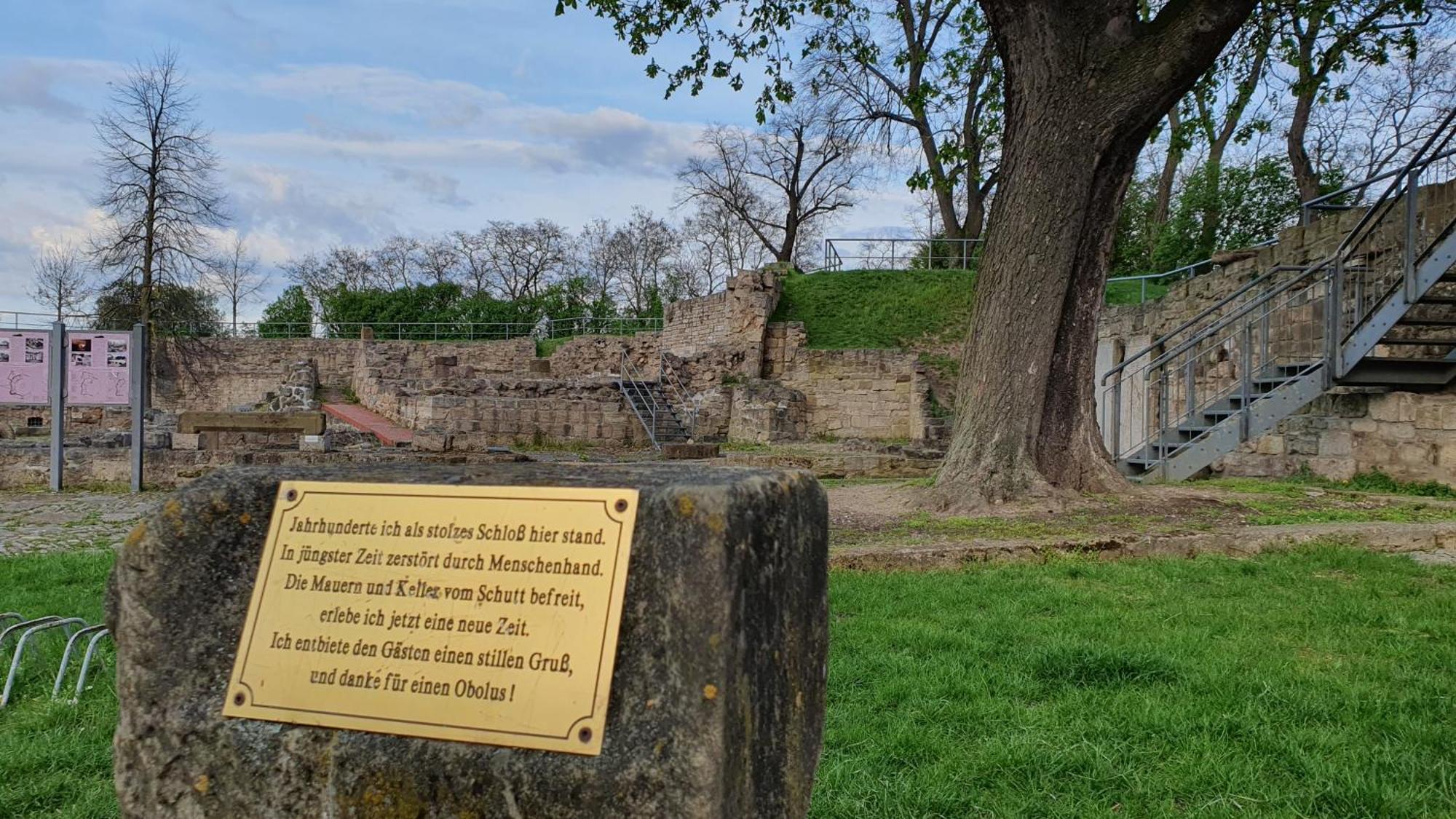 Ferienwohnungen An Der Schlossruine Herbsleben Esterno foto